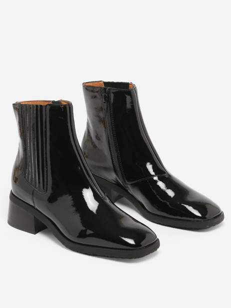 Bottines à Talon Dirla En Cuir Mam'zelle Noir accessoires CSIXR40 vue secondaire 3