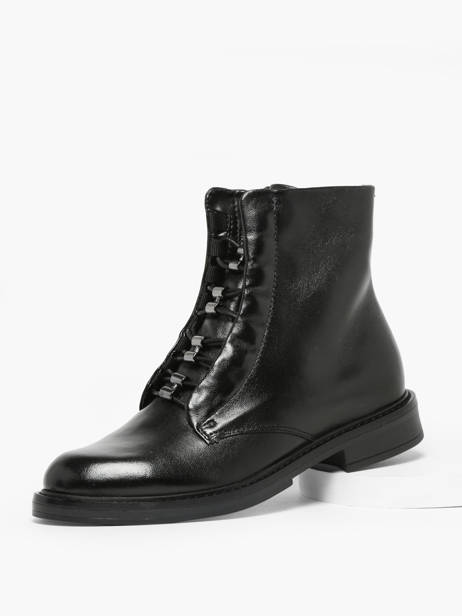 Bottines En Cuir Mjus Noir accessoires T81205 vue secondaire 1