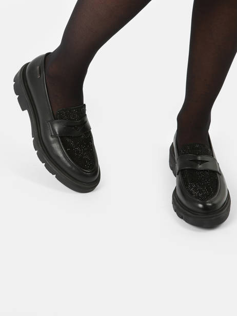 Mocassins Zaboy En Cuir Les tropeziennes Noir accessoires 77335 vue secondaire 2