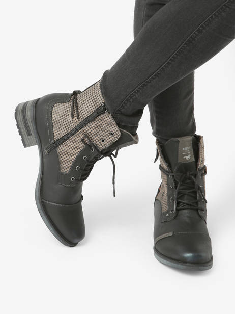 Bottines Mustang Noir accessoires 1229510 vue secondaire 2