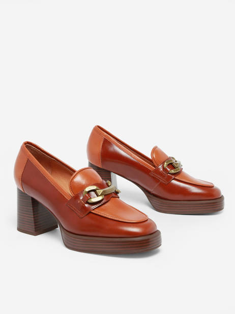 Mocassins à Talon Limon En Cuir Mam'zelle Marron accessoires CSIXV21 vue secondaire 2