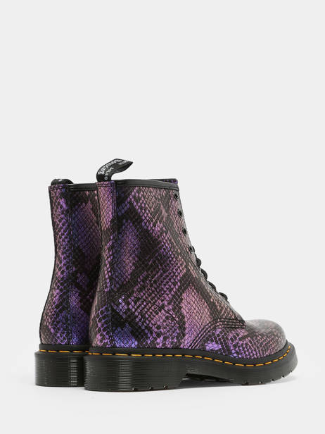 Bottines 1460 Viper En Cuir Dr martens Violet accessoires 31027719 vue secondaire 3
