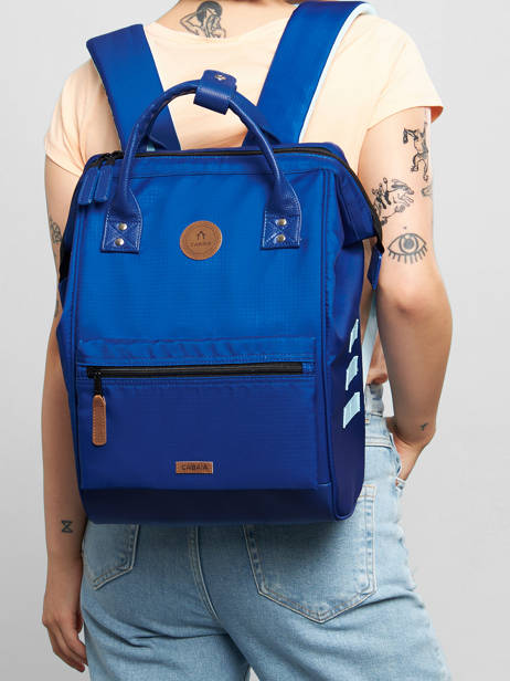 Customisable Backpack Adventurer Medium Cabaia Blue adventurer BAGS other view 1