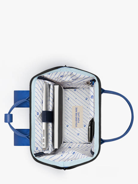 Customisable Backpack Adventurer Medium Cabaia Blue adventurer BAGS other view 3