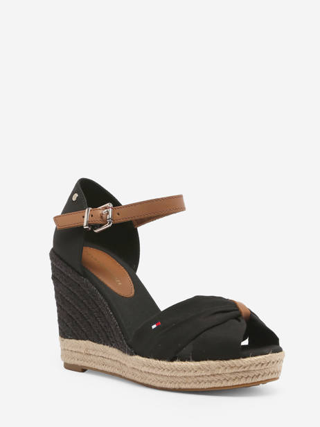 Sandales Semelle Compensée Tommy hilfiger Beige accessoires 4784BDS vue secondaire 1