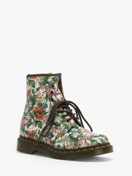 Boots 1460 En Cuir Dr martens Multicolore accessoires 31689649 vue secondaire 1