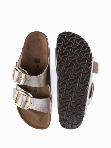 Mules Arizona Big Buckle Birkenstock Beige accessoires 1020882 vue secondaire 3