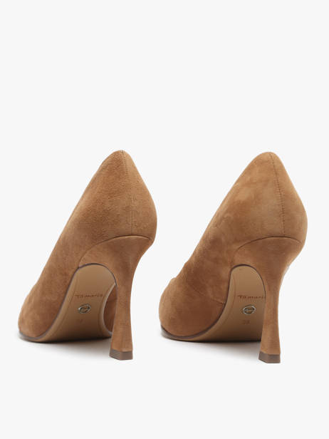 Escarpins En Cuir Tamaris Marron accessoires 42 vue secondaire 2