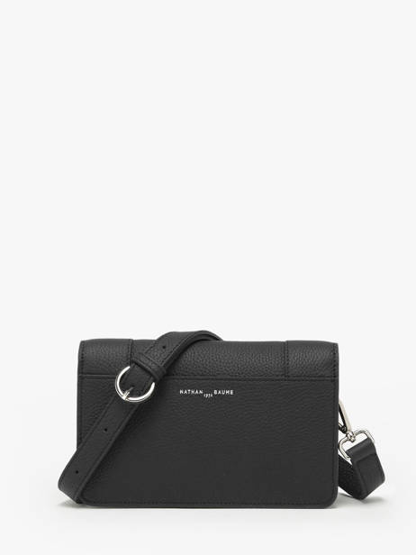 Sac Bandoulière Maastricht Cuir Nathan baume Noir mondrian 4 vue secondaire 4