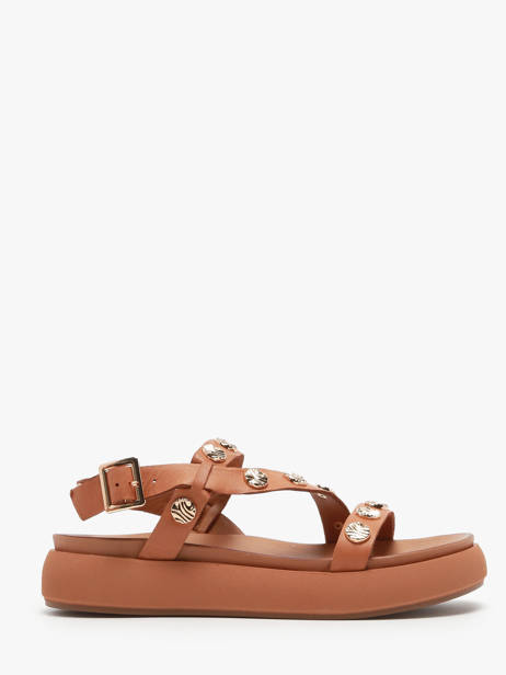 Sandales En Cuir Inuovo Marron accessoires A96019