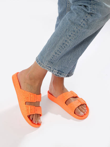 Claquettes Neon Cacatoes Orange accessoires NEON vue secondaire 2
