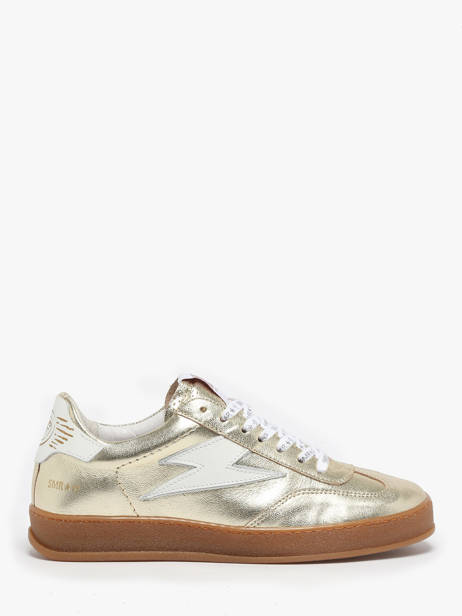 Sneakers Risy En Cuir Semerdjian Or accessoires RISYA135