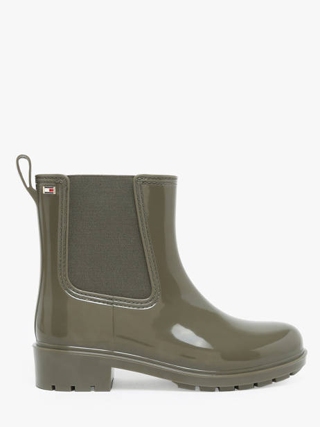 Bottes De Pluie Tommy hilfiger Vert accessoires 8213BDS