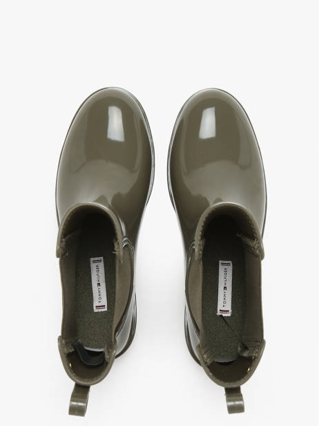 Bottes De Pluie Tommy hilfiger Vert accessoires 8213BDS vue secondaire 5