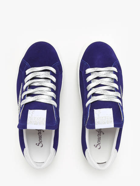 Sneakers Maya En Cuir Semerdjian Bleu accessoires MAYA668 vue secondaire 4