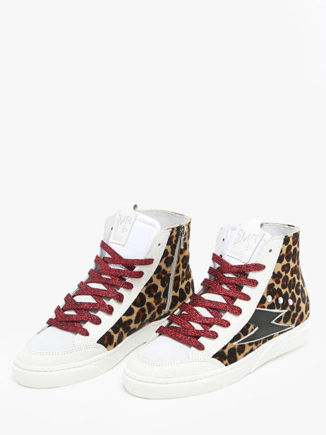 Sneakers Lorik En Cuir Semerdjian Multicolore accessoires LORIK332 vue secondaire 2