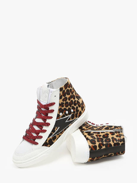 Sneakers Lorik En Cuir Semerdjian Multicolore accessoires LORIK332 vue secondaire 3