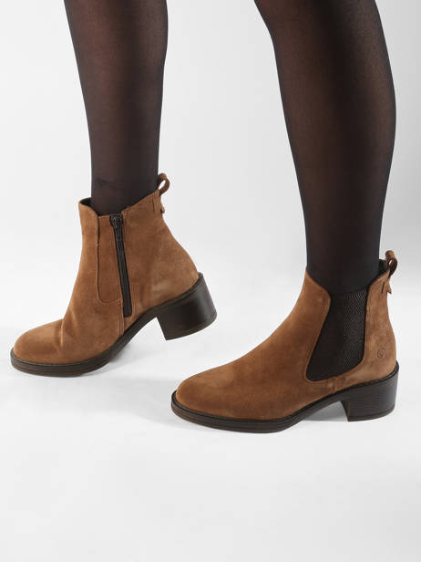 Bottines En Cuir Tamaris Marron accessoires 43 vue secondaire 1