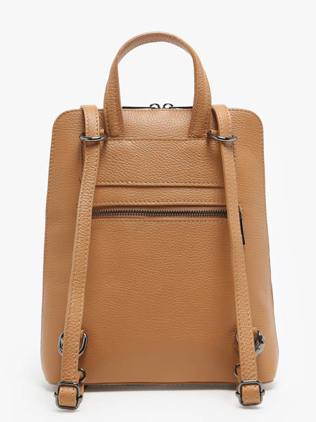 Shoulder Strap Backpack Milano Brown caviar CA240615 other view 4