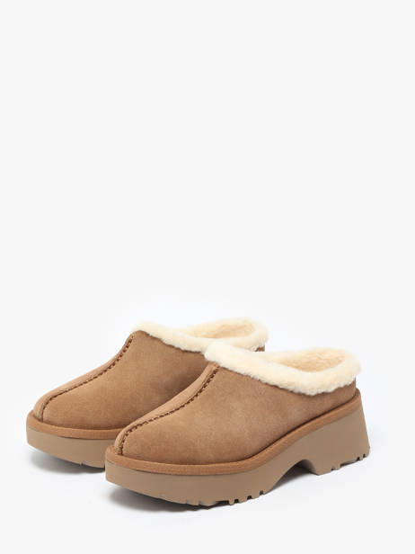 Boots New Height Cozy En Cuir Ugg Beige accessoires 1162510 vue secondaire 2