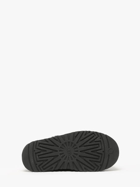 Mules Avec Brides Funkette En Cuir Ugg Noir accessoires 1113474 vue secondaire 5
