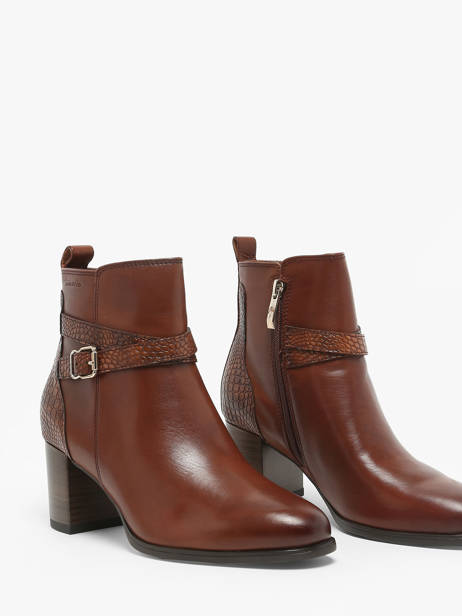 Bottines En Cuir Tamaris Marron accessoires 43 vue secondaire 2