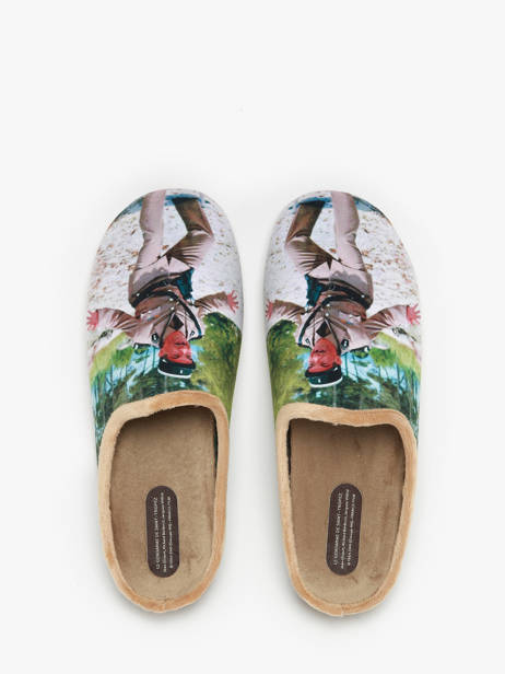 Slippers La maison de l'espadrille Beige men 7