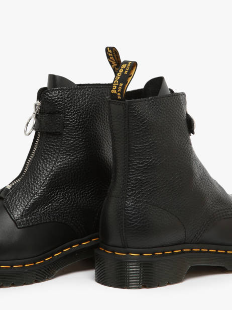 Bottines 1460 Pascal Front Zip En Cuir Dr martens Noir accessoires 32054001 vue secondaire 2