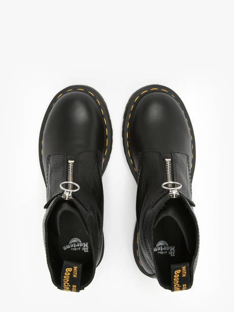 Bottines 1460 Pascal Front Zip En Cuir Dr martens Noir accessoires 32054001 vue secondaire 3