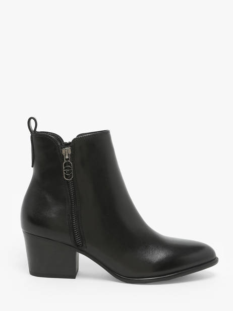Bottines En Cuir Tamaris Noir accessoires 43