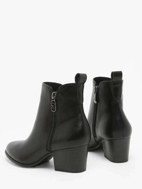 Bottines En Cuir Tamaris Noir accessoires 43 vue secondaire 3