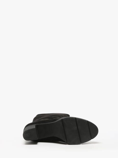 Bottes à Talon En Cuir Nathan baume Noir accessoires 242N3404 vue secondaire 5