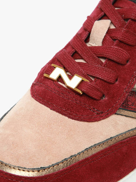 Sneakers En Cuir Nathan baume Rouge accessoires 242S0103 vue secondaire 3