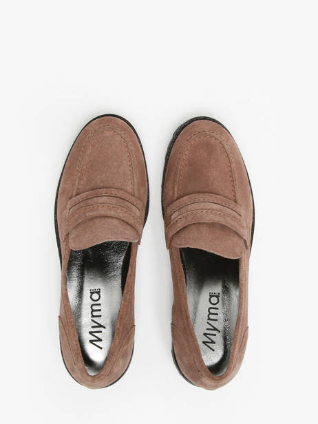 Mocassins En Cuir Myma Marron accessoires 2 vue secondaire 4