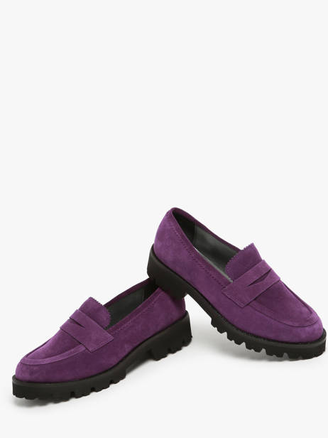 Mocassins En Cuir Myma Violet accessoires 1 vue secondaire 3