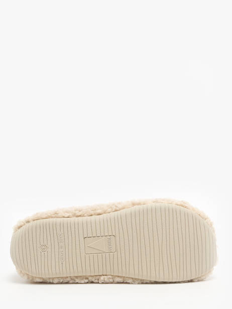 Chaussons Yoi Curly Verbenas Beige accessoires 86124660 vue secondaire 4