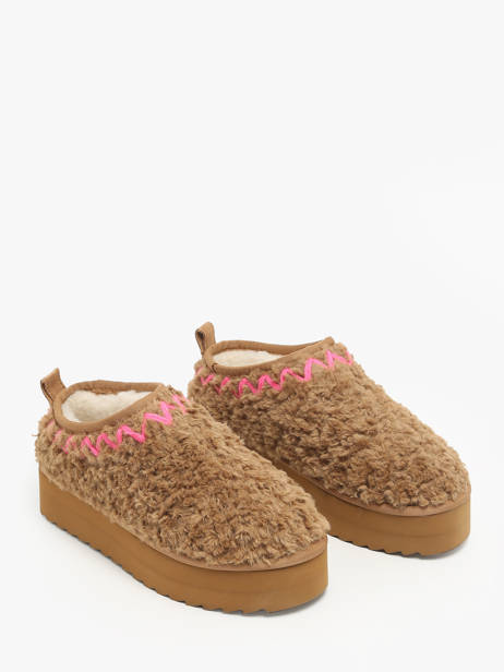 Mules Eggy Colors of california Marron accessoires CYWPLA06 vue secondaire 2