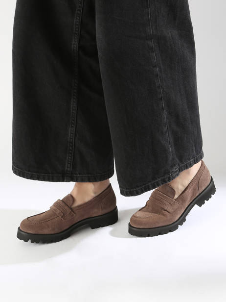 Mocassins En Cuir Myma Marron accessoires 2 vue secondaire 1
