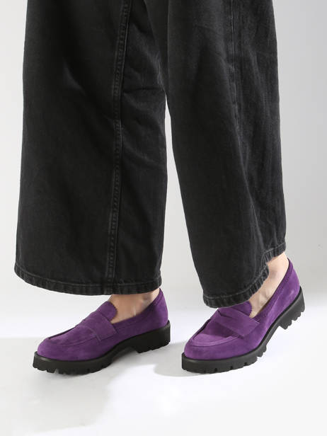 Mocassins En Cuir Myma Violet accessoires 1 vue secondaire 1