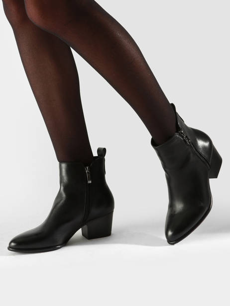 Bottines En Cuir Tamaris Noir accessoires 43 vue secondaire 1
