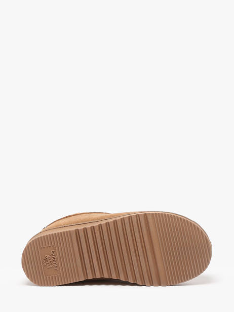 Chaussons Isotoner Marron accessoires 97424 vue secondaire 5