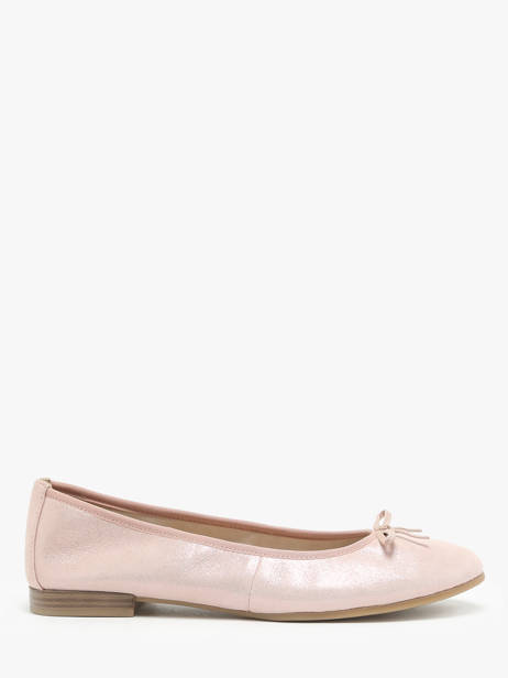 Ballerines En Cuir Tamaris Rose accessoires 41