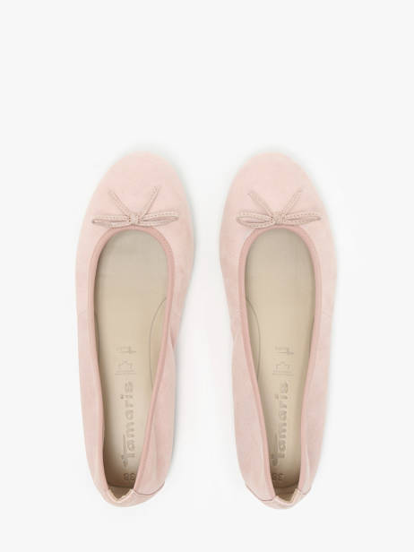 Ballerines En Cuir Tamaris Rose accessoires 41 vue secondaire 4