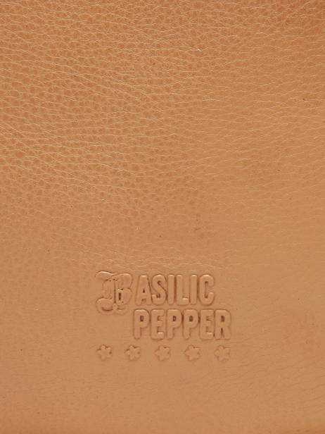 Sac Bandoulière Cow Cuir Basilic pepper Marron cow BCOW2S vue secondaire 5
