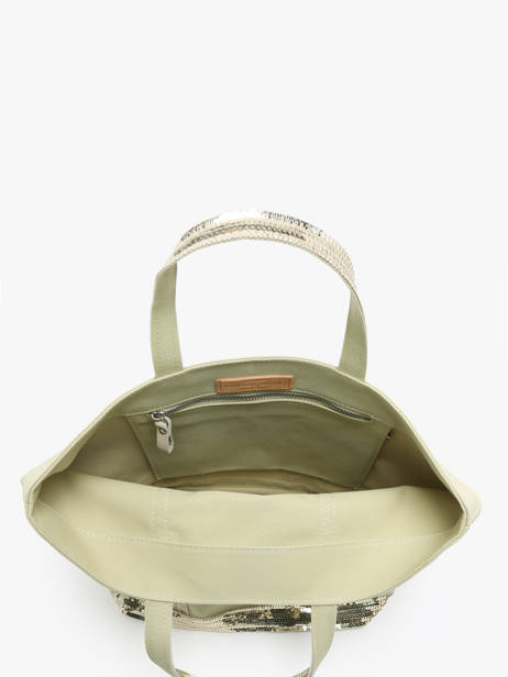 Medium Tote Bag Le Cabas Sequins Vanessa bruno Green cabas 1V40413 other view 3