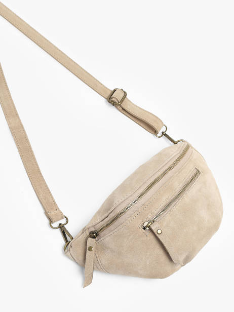 Belt Bag Milano Beige velvet VE24119 other view 2