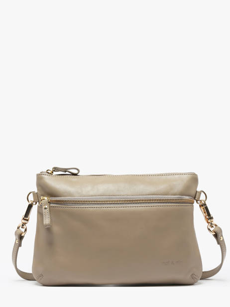 Leather Vicky Crossbody Bag Nat et nin Beige vintage VICKY