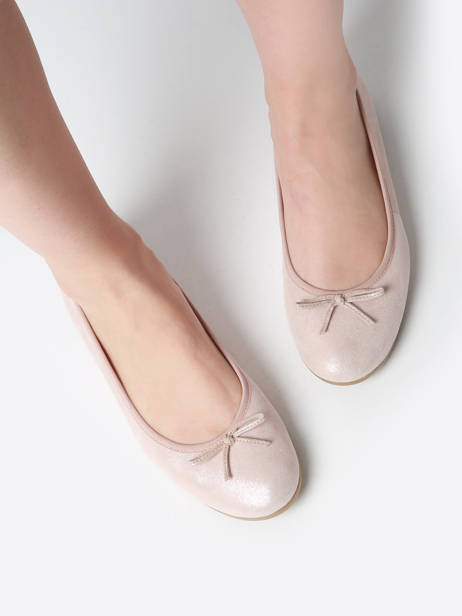 Ballerines En Cuir Tamaris Rose accessoires 41 vue secondaire 1
