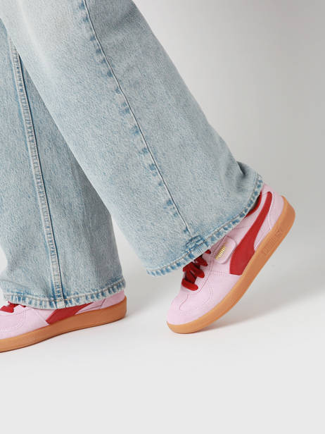 Sneakers Palermo En Cuir Puma Rose accessoires 39646350 vue secondaire 1