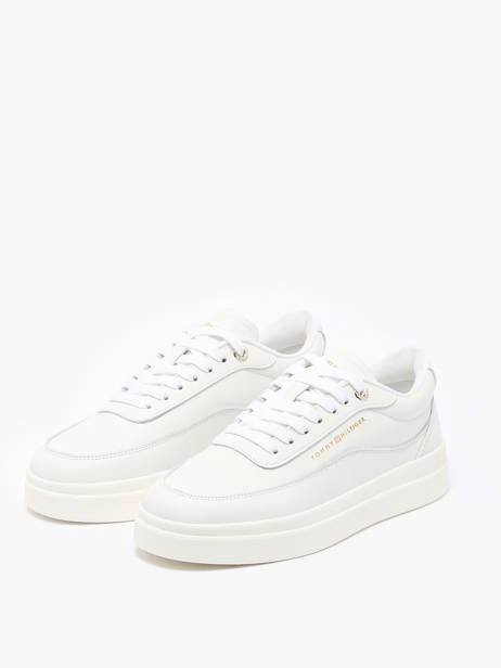 Sneakers En Cuir Tommy hilfiger Blanc accessoires 8800YBS vue secondaire 2
